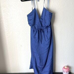 NWOT Old Navy XXL Halter Blue Summer Dress
